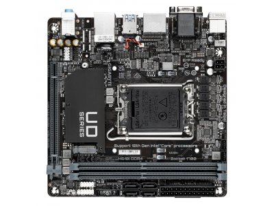 Материнская плата Gigabyte H610I DDR4, Socket LGA 1700, Intel H610, mATX, RTL