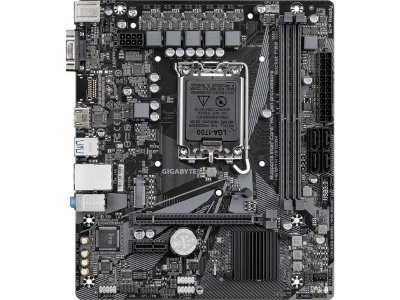 Материнская плата Gigabyte H610M H V3 DDR4, Socket LGA 1700, Intel H610, mATX, RTL