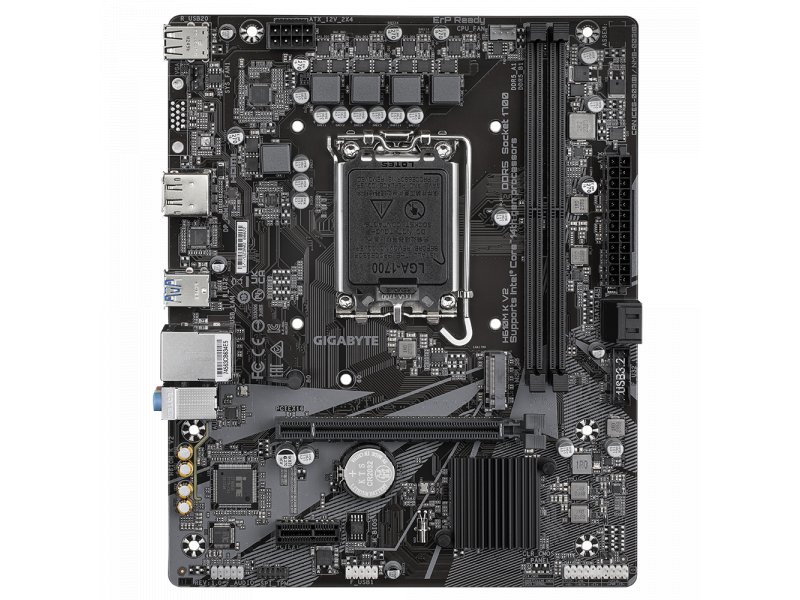 Материнская плата Gigabyte H610M K V2, Socket LGA 1700, Intel H610, mATX, RTL