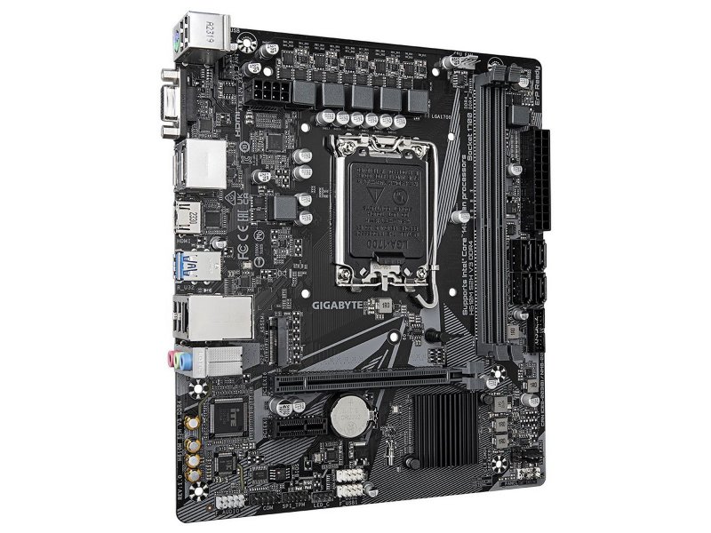 Материнская плата Gigabyte H610M S2H V3 DDR4, Socket LGA 1700, Intel H610, mATX, RTL Материнская плата Gigabyte H610M S2H V3 DDR4, Socket LGA 1700, Intel H610, mATX, RTL