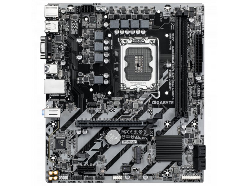 Материнская плата Gigabyte H810M H, Socket LGA 1851, Intel H810, mATX, RTL