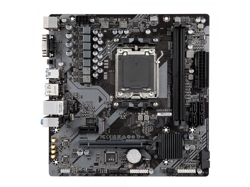 Материнская плата Gigabyte B650M S2H, Socket AM5, AMD B650, mATX, RTL