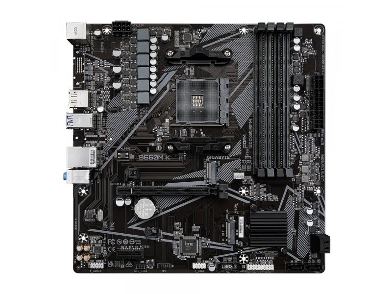 Материнская плата Gigabyte Ultra Durable B550M K, Socket AM4, AMD B550, mATX, RTL