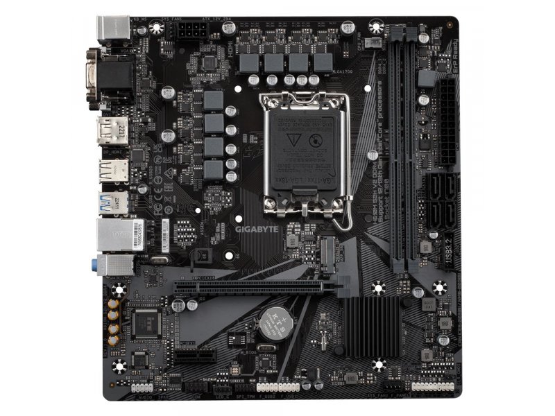 Материнская плата Gigabyte Ultra Durable H610M S2H V2 DDR4, Socket LGA 1700, Intel H610, mATX, RTL