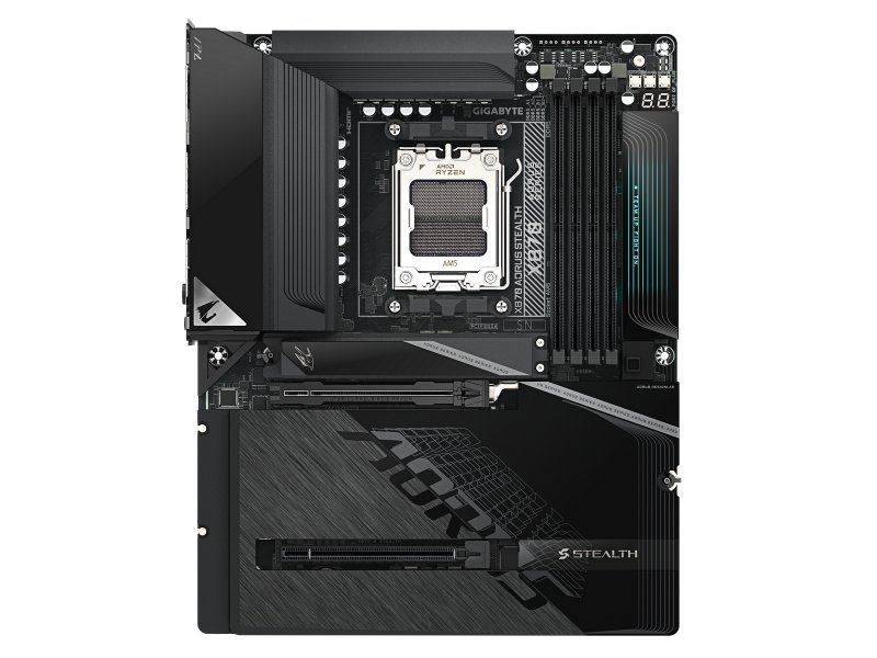 Материнская плата Gigabyte X870 Aorus Stealth, Socket AM5, AMD X870, ATX, RTL