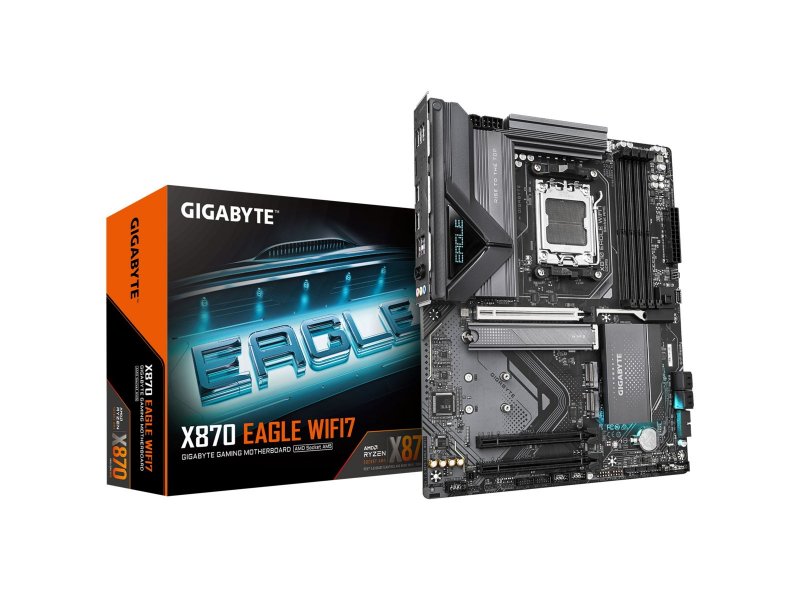 Материнская плата Gigabyte X870 Eagle Wifi7, Socket AM5, AMD X870, ATX, RTL