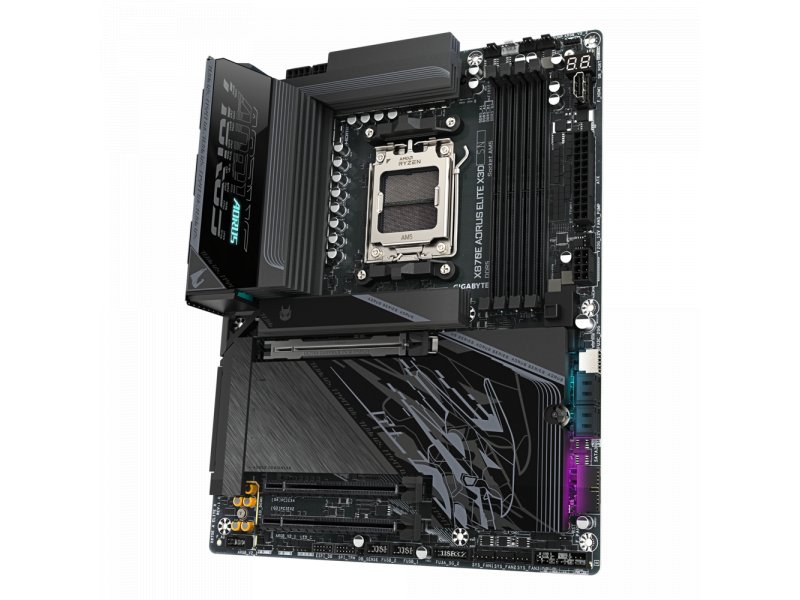 Материнская плата Gigabyte X870e Aorus Elite X3d, Socket AM5, AMD X870E, ATX, RTL Материнская плата Gigabyte X870e Aorus Elite X3d, Socket AM5, AMD X870E, ATX, RTL