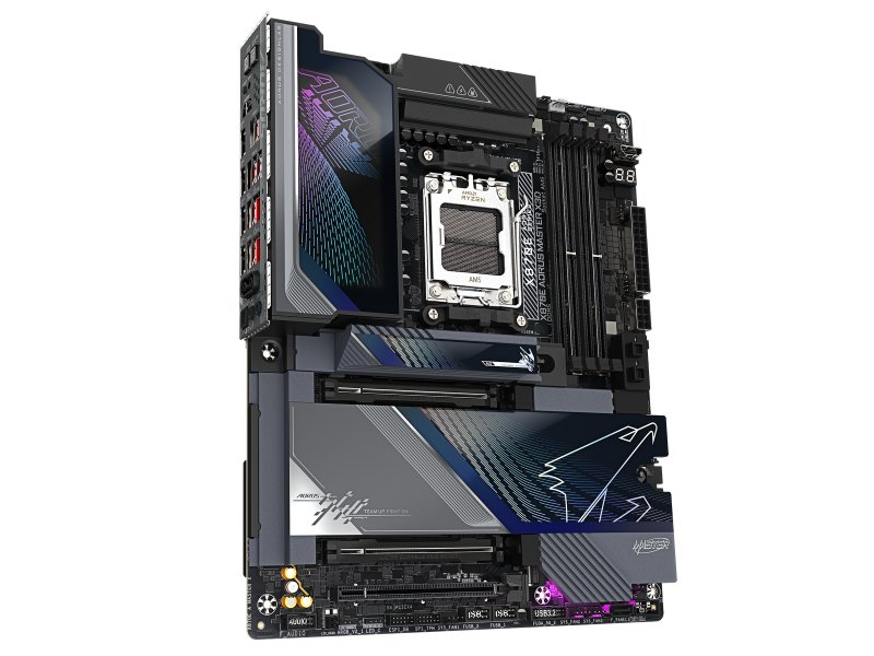 Материнская плата Gigabyte X870e Aorus Master X3d, Socket AM5, AMD X870E, ATX, RTL