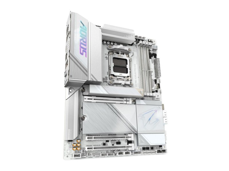 Материнская плата Gigabyte X870e Aorus Pro Ice, Socket AM5, AMD X870E, ATX, RTL Материнская плата Gigabyte X870e Aorus Pro Ice, Socket AM5, AMD X870E, ATX, RTL
