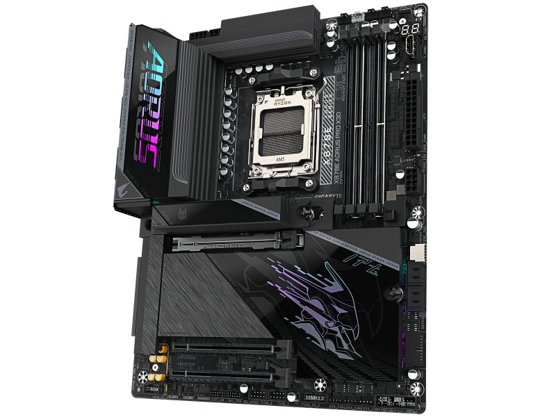 Материнская плата Gigabyte X870e Aorus Pro X3d, Socket AM5, AMD X870E, ATX, RTL