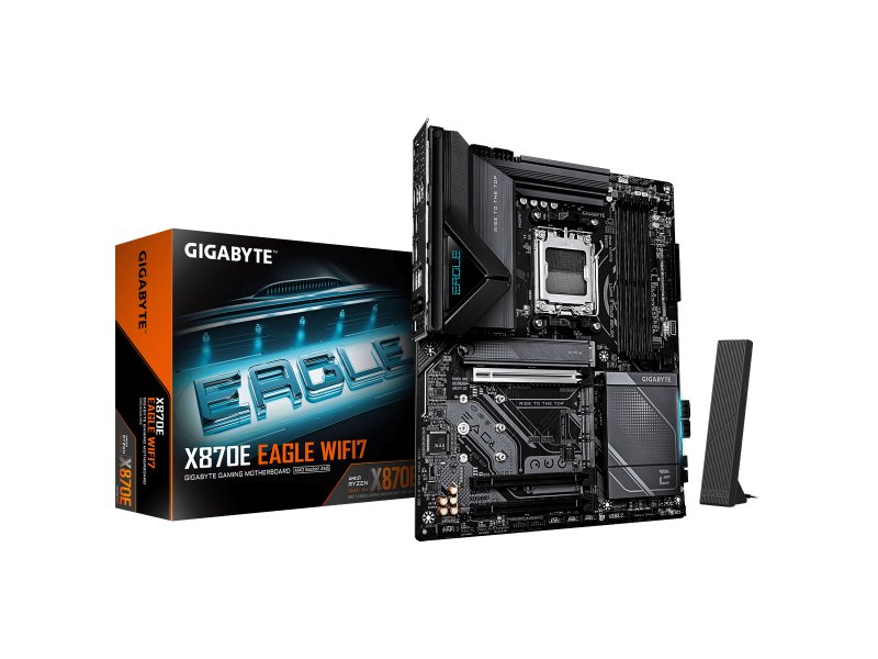 Материнская плата Gigabyte X870e Eagle Wifi7, Socket AM5, AMD X870E, ATX, RTL