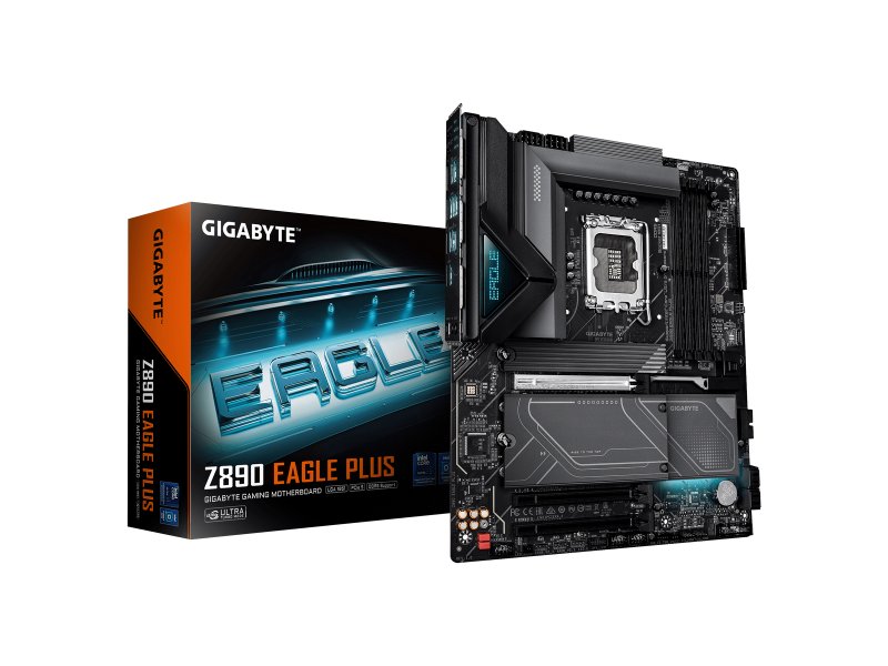 Материнская плата Gigabyte Z890 Eagle Plus, Socket LGA 1851, Intel Z890, ATX, RTL Материнская плата Gigabyte Z890 Eagle Plus, Socket LGA 1851, Intel Z890, ATX, RTL