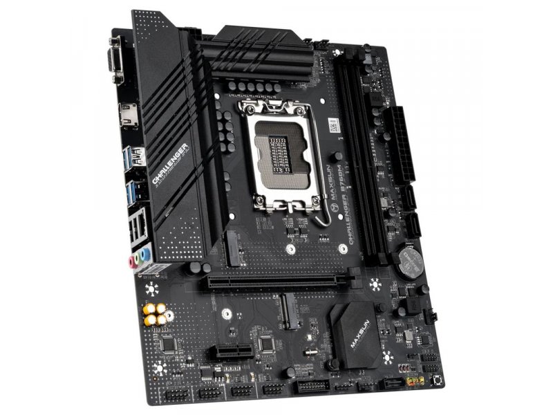 Материнская плата Maxsun MS-Challenger B760M, Socket LGA 1700, Intel B760, mATX, RTL [6940709699645]