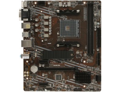 Материнская плата MSI A520M Pro, Socket AM4, AMD A520, mATX, RTL Материнская плата MSI A520M Pro, Socket AM4, AMD A520, mATX, RTL
