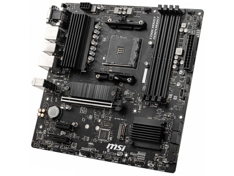 Материнская плата MSI B550M PRO-VDH, Socket AM4, AMD B550, mATX, RTL Материнская плата MSI B550M PRO-VDH, Socket AM4, AMD B550, mATX, RTL