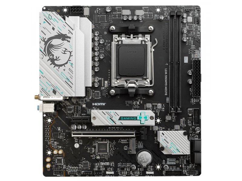 Материнская плата MSI B650M Gaming Wifi, Socket AM5, AMD B650, mATX, RTL