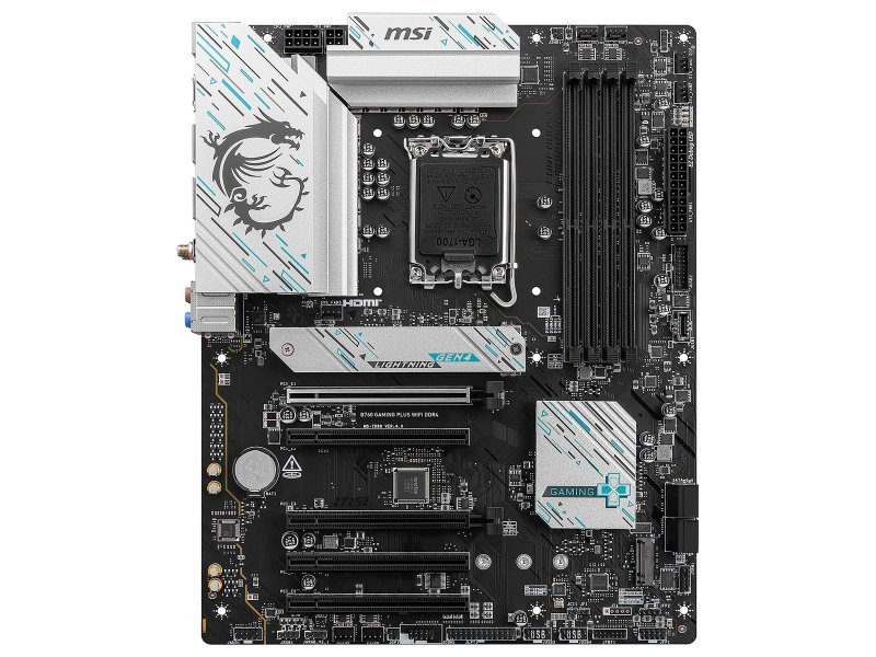 Материнская плата MSi B760 Gaming Plus Wifi, Socket LGA 1700, Intel B760, ATX, RTL