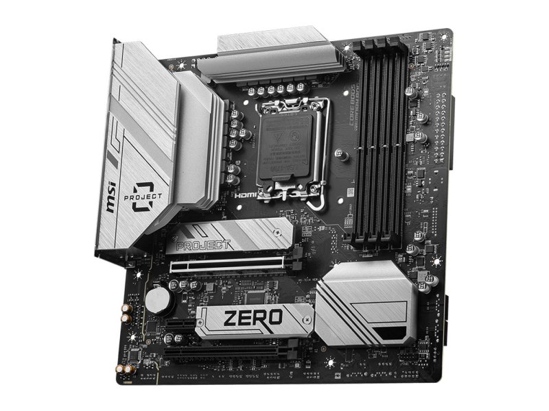 Материнская плата MSI B760M Project Zero, Socket LGA 1700, Intel B760, mATX, RTL