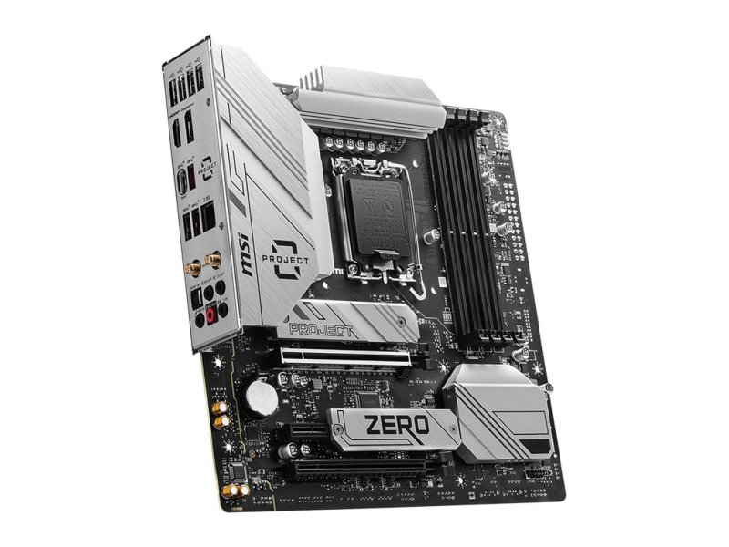 Материнская плата MSI B760M Project Zero, Socket LGA 1700, Intel B760, mATX, RTL