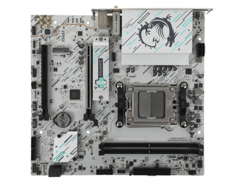 Материнская плата MSI B840m Gaming Wifi6e, Socket AM5, AMD B840, mATX, RTL Материнская плата MSI B840m Gaming Wifi6e, Socket AM5, AMD B840, mATX, RTL