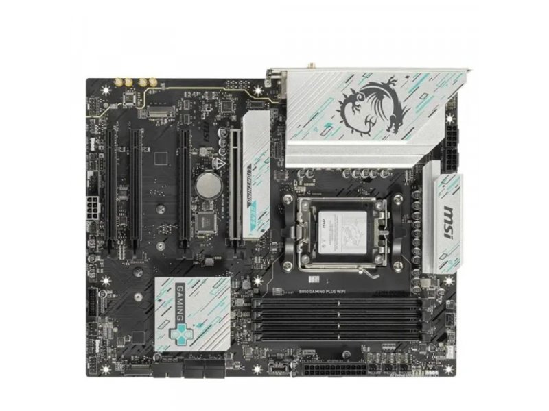 Материнская плата MSI B850 Gaming Plus Wifi B850, Socket AM5, AMD B850, ATX, RTL Материнская плата MSI B850 Gaming Plus Wifi B850, Socket AM5, AMD B850, ATX, RTL