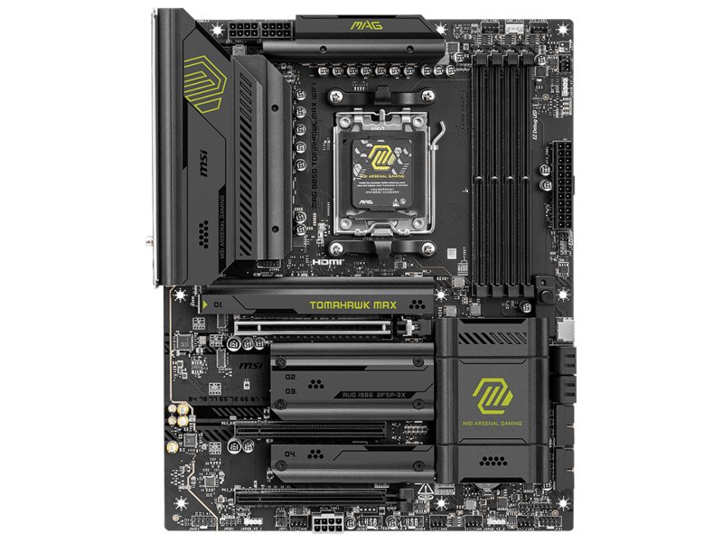 Материнская плата MSI B850 Tomahawk Max Wifi, Socket AM5, AMD B850, ATX, RTL