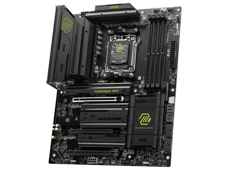 Материнская плата MSI B850 Tomahawk Max Wifi, Socket AM5, AMD B850, ATX, RTL