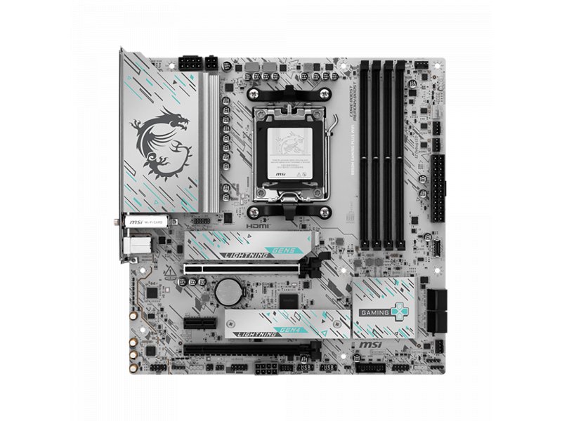 Материнская плата MSI B850M Gaming Plus Wifi, Socket AM5, AMD B850, mATX, RTL