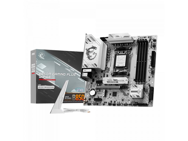 Материнская плата MSI B850M Gaming Plus Wifi6e, Socket AM5, AMD B850, mATX, RTL