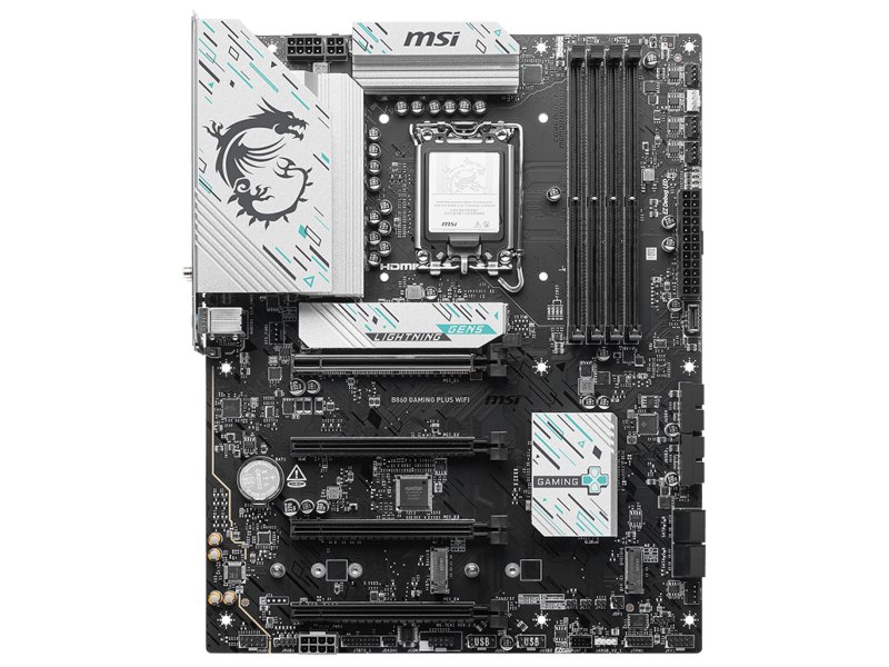 Материнская плата MSI B860 Gaming Plus Wifi, Socket LGA 1851, Intel B860, ATX, RTL