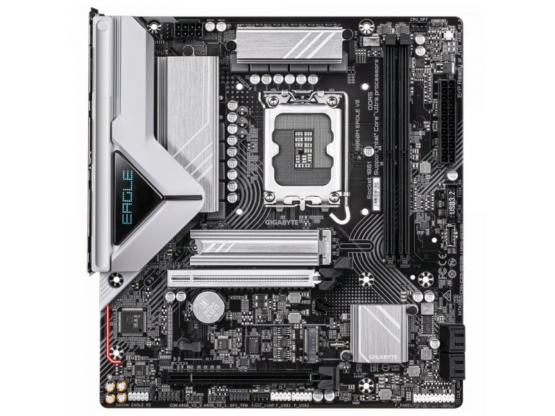 Материнская плата Gigabyte B860m Eagle V2, Socket LGA 1851, Intel B860, mATX, RTL
