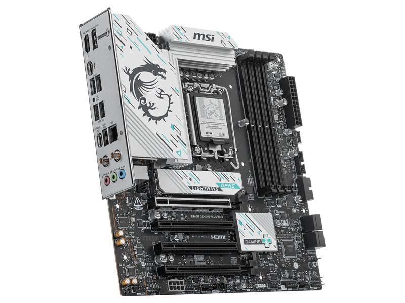 Материнская плата MSI B860m Gaming Plus Wifi, Socket LGA 1851, Intel B860, mATX, RTL Материнская плата MSI B860m Gaming Plus Wifi, Socket LGA 1851, Intel B860, mATX, RTL