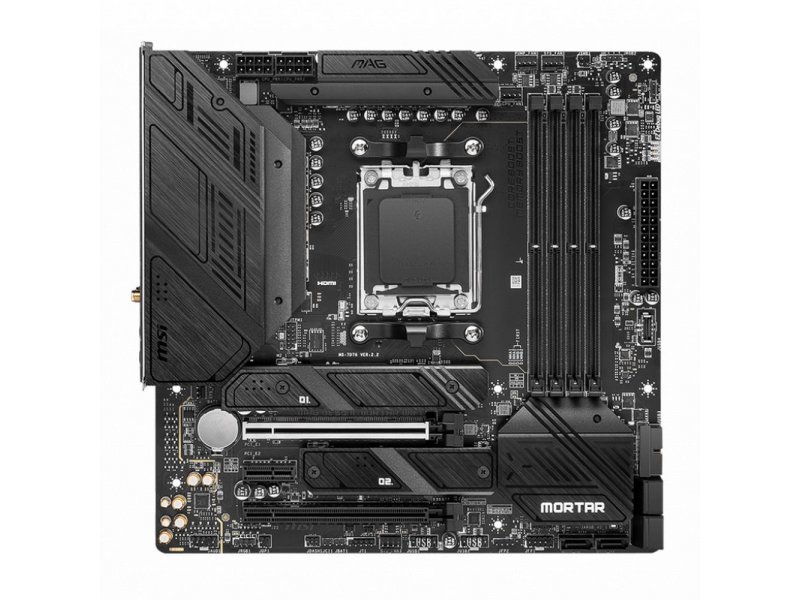 Материнская плата MSI MAG B650M Mortar Wifi, Socket AM5, AMD B650, mATX, RTL