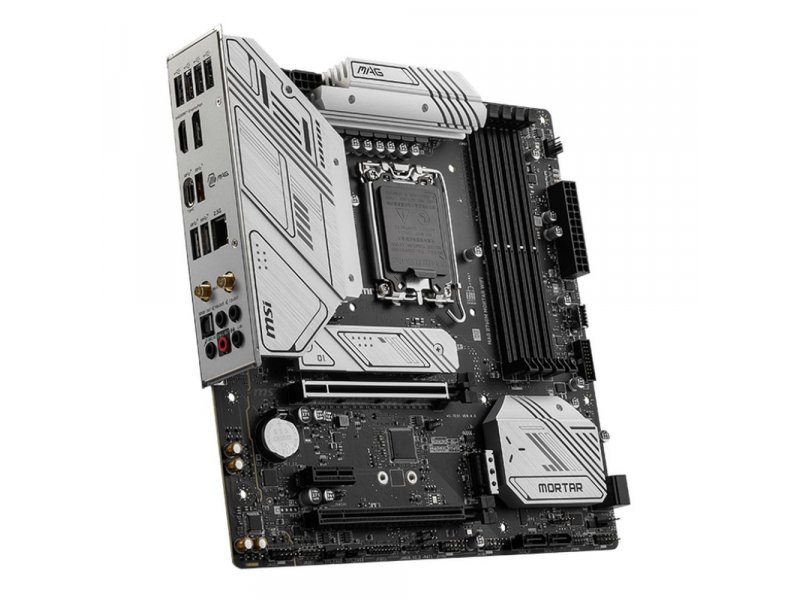 Материнская плата MSI Mag B760m Mortar Wifi, Socket LGA 1700, Intel B760, mATX, RTL Материнская плата MSI Mag B760m Mortar Wifi, Socket LGA 1700, Intel B760, mATX, RTL