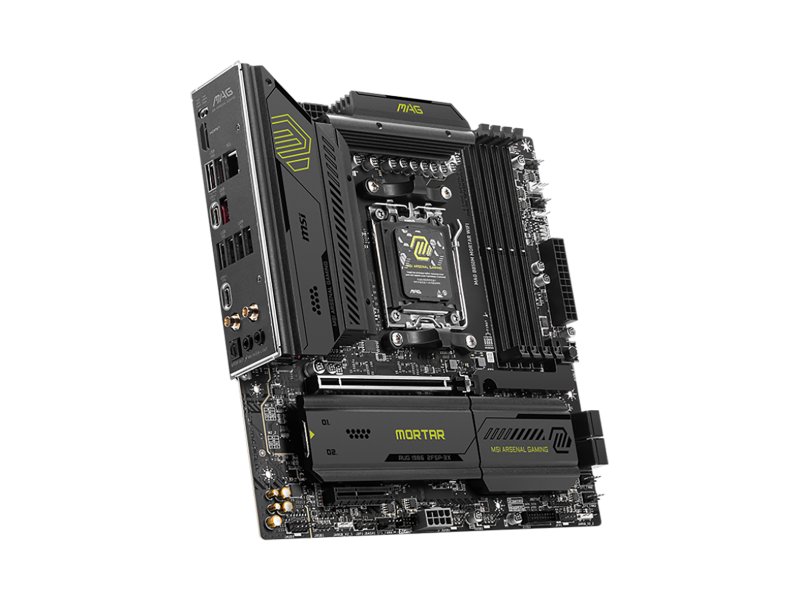 Материнская плата MSI MAG Mortar Wifi, Socket AM5, AMD B850, mATX, RTL Материнская плата MSI MAG Mortar Wifi, Socket AM5, AMD B850, mATX, RTL