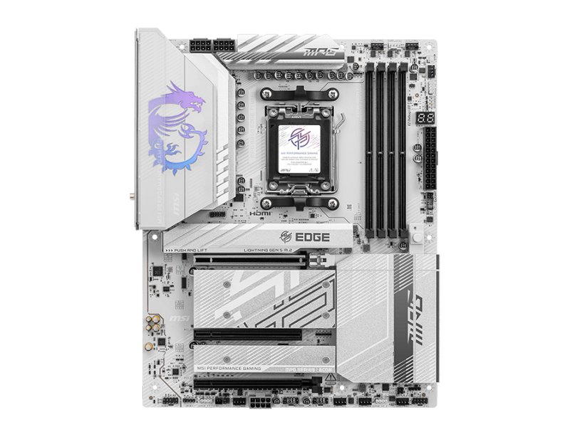 Материнская плата MSI Mpg B850 Edge Ti Wifi, Socket AM5, AMD B850, ATX, RTL