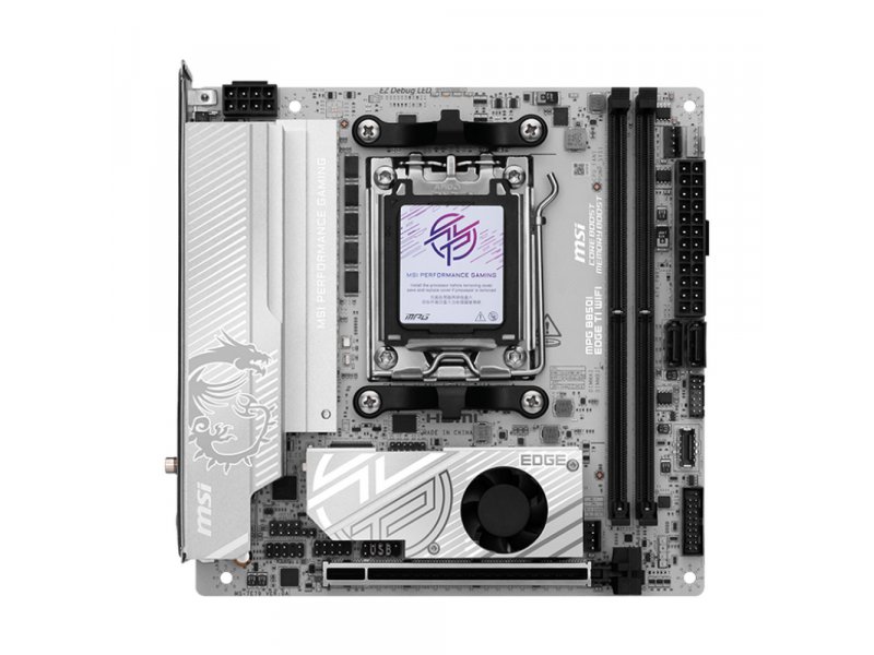 Материнская плата MSI Mpg B850i Edge Ti Wifi, Socket AM5, AMD B850, mATX, RTL