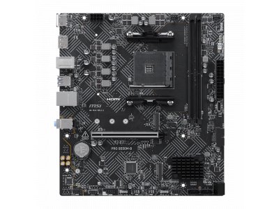 Материнская плата MSI Pro B550M-B, Socket AM4, AMD B550, mATX, RTL