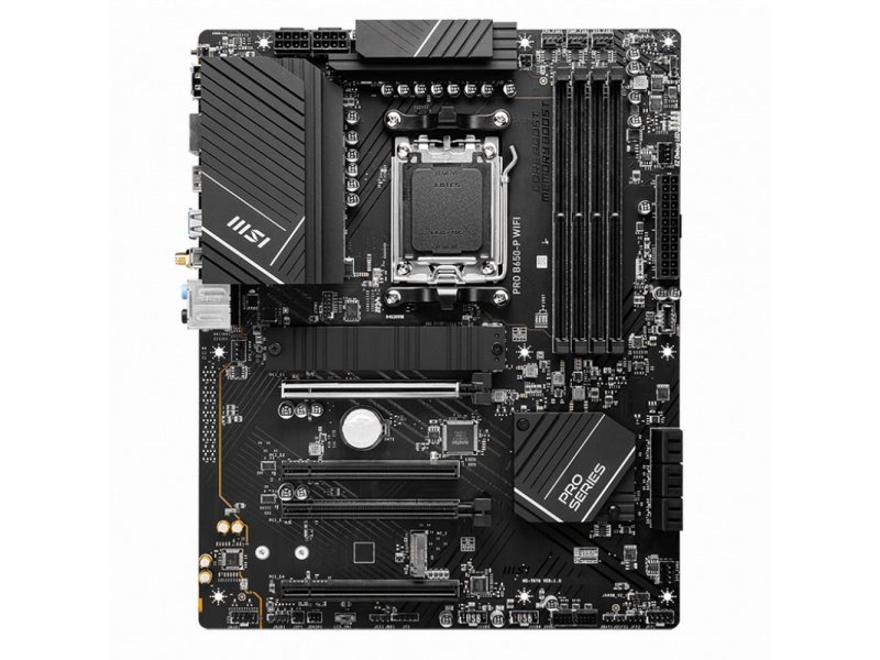 Материнская плата MSI PRO B650-P Wifi, Socket AM5, AMD B650, ATX, RTL