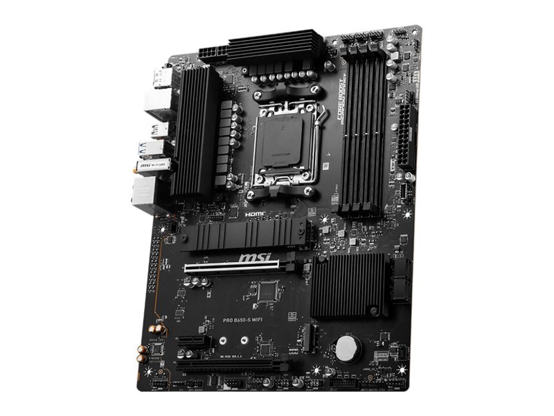 Материнская плата Msi Pro B650-s Wifi, Socket AM5, AMD B650, ATX, RTL Материнская плата Msi Pro B650-s Wifi, Socket AM5, AMD B650, ATX, RTL