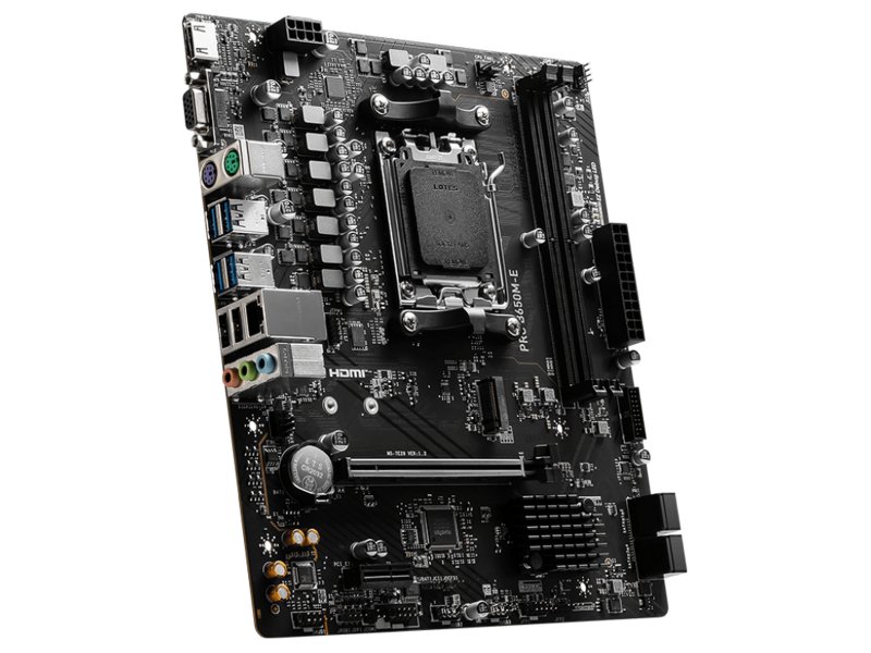 Материнская плата MSI Pro B650M-E, Socket AM5, AMD B650, mATX, RTL