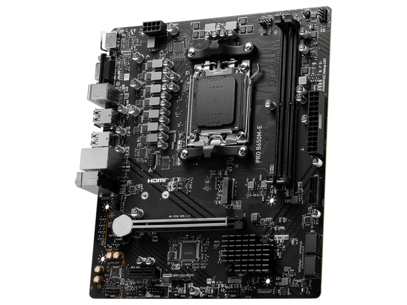 Материнская плата MSI Pro B650M-E, Socket AM5, AMD B650, mATX, RTL