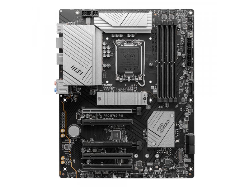 Материнская плата MSI PRO B760-P II, Socket LGA 1700, Intel B760, ATX, RTL
