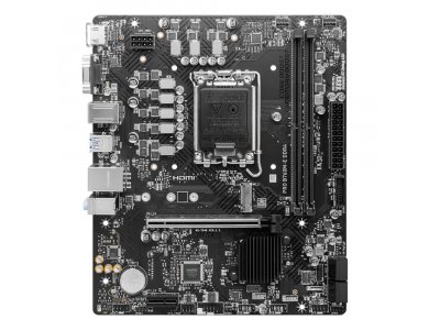 Материнская плата MSI Pro B760M-E DDR4, Socket LGA 1700, Intel B760, mATX, RTL