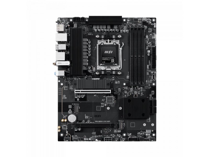 Материнская плата MSI Pro B850-s Evo Wifi, Socket AM5, AMD B850, ATX, RTL