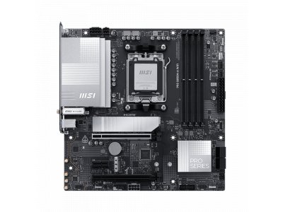 Материнская плата MSI PRO B850m-a Wifi, Socket AM5, AMD B850, mATX, RTL Материнская плата MSI PRO B850m-a Wifi, Socket AM5, AMD B850, mATX, RTL