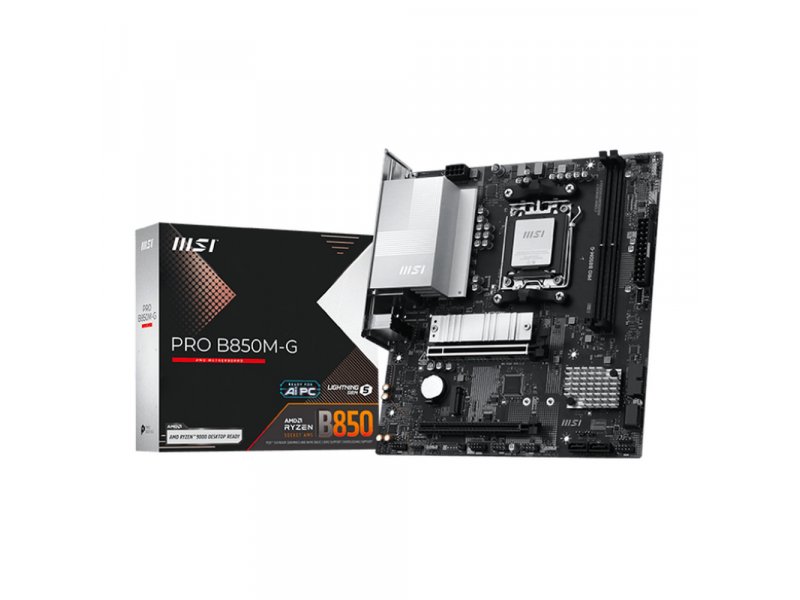 Материнская плата MSI PRO B850M-G, Socket AM5, AMD B850, mATX, RTL