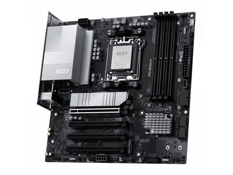 Материнская плата MSI Pro B850M-P, Socket AM5, AMD B850, mATX, RTL