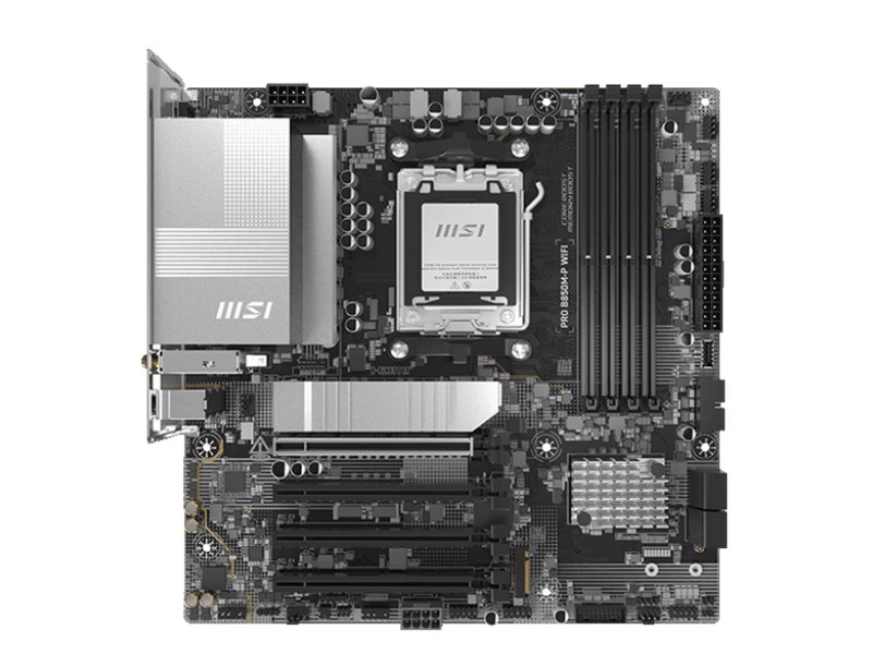 Материнская плата MSI PRO B850M-P Wifi, Socket AM5, AMD B850, mATX, RTL