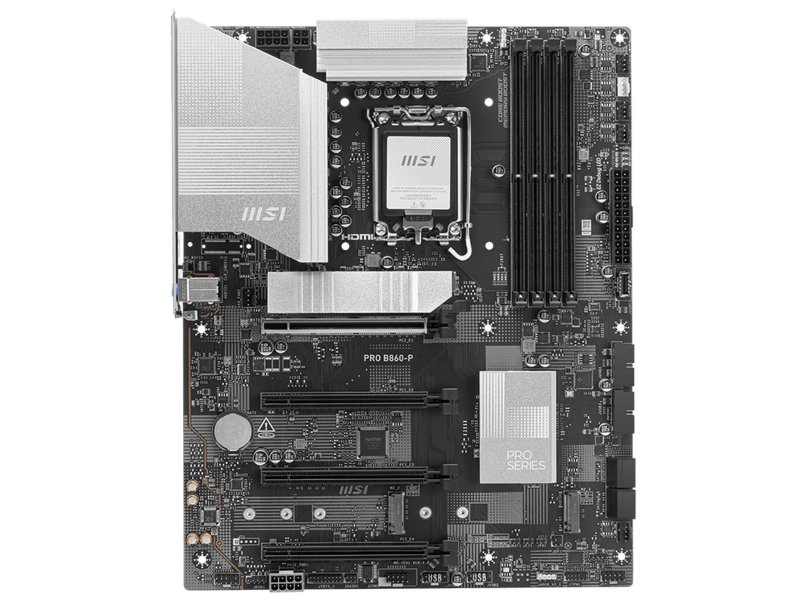 Материнская плата MSI Pro B860-p, Socket LGA 1851, Intel B860, ATX, RTL